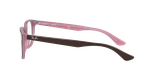 Lunettes de vue 0RX5375 écaille/rose - Vue de face