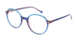 Lunettes de vue femme MAGIC278 bleu - Vue de face