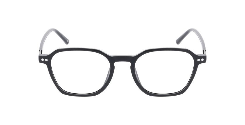 Lunettes de vue homme CLAUDIO noir - Vue de face