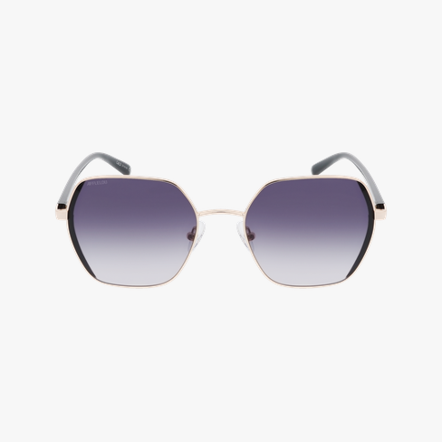 Lunettes de soleil femme UMI dorée/noir