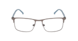 Lunettes de vue homme HENDRICK gun/gris - Vue de face