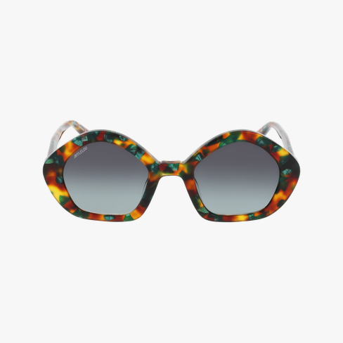 Lunettes de soleil femme FORMA écaille/vert
