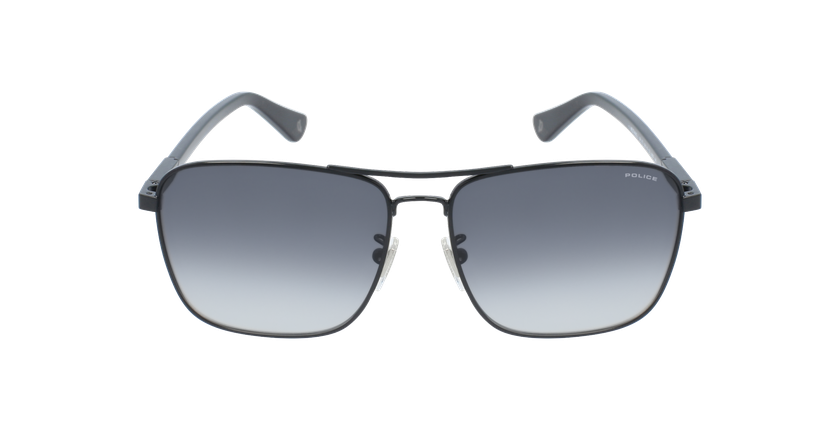 LUNETTES DE SOLEIL homme SPL772 noir - Vue de face