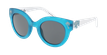 LUNETTES DE SOLEIL enfant HAVALINA bleu - vue de 3/4