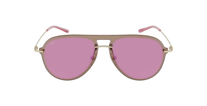 LUNETTES DE SOLEIL WAIMEA doré/rose - Vue de face