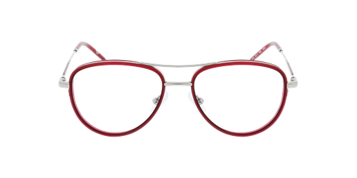 LUNETTES DE VUE homme MAGIC 185 rouge/argenté Vue de face