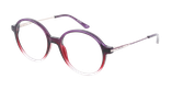 Lunettes de vue femme EMILY violet - Vue de face
