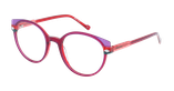 Lunettes de vue femme MAGIC281 violet - Vue de face