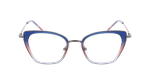 Lunettes de vue femme MAGIC219 bleu/gris - Vue de face
