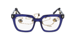 Lunettes de vue femme CARACTÈRES REVEUSE bleu - Vue de face
