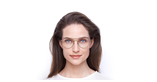 Lunettes de vue femme MARC 332/F dorée/écaille - Vue de face