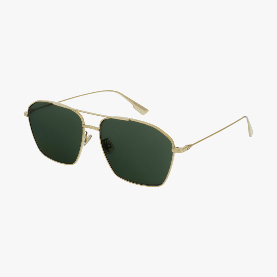 Lunettes de soleil femme STELLAIRE14F dorée/écaille - Vue de 3/4