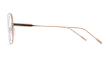 Lunettes de vue femme MAGIC 170 rose/dorée - Vue de face