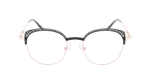 Lunettes de vue femme MAGIC293 noir/dorée - Vue de face