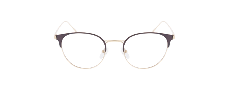 Lunettes de vue femme MAGIC231 noir/dorée - Vue de face