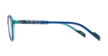 Lunettes de vue enfant 2 bleu - Vue de face