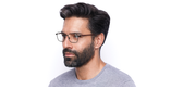Lunettes de vue homme MAGIC240 gun - Vue de face