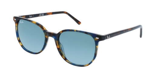 LUNETTES DE SOLEIL ELLIOT écaille/bleu