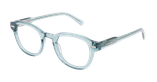 Lunettes de vue homme CARACTÈRES OPTIMISTE vert - Vue de face