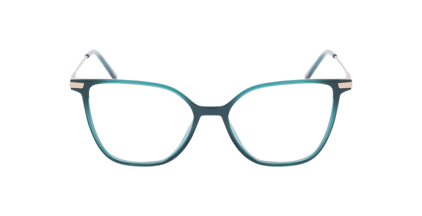 Lunettes de vue femme MAGIC250 vert - Vue de face