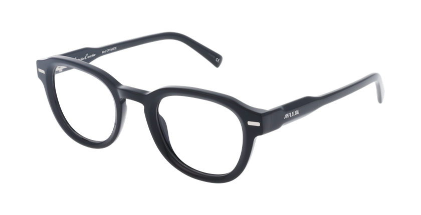 Lunettes de vue homme CARACTÈRES OPTIMISTE noir - Vue de face