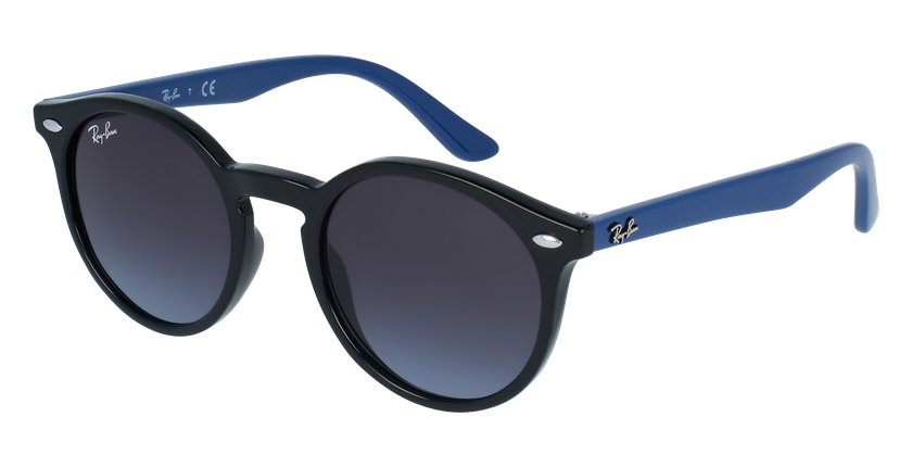LUNETTES DE SOLEIL enfant 0RJ9064S noir - vue de 3/4