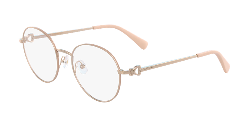 Lunettes de vue femme LO2109 dorée - Vue de face