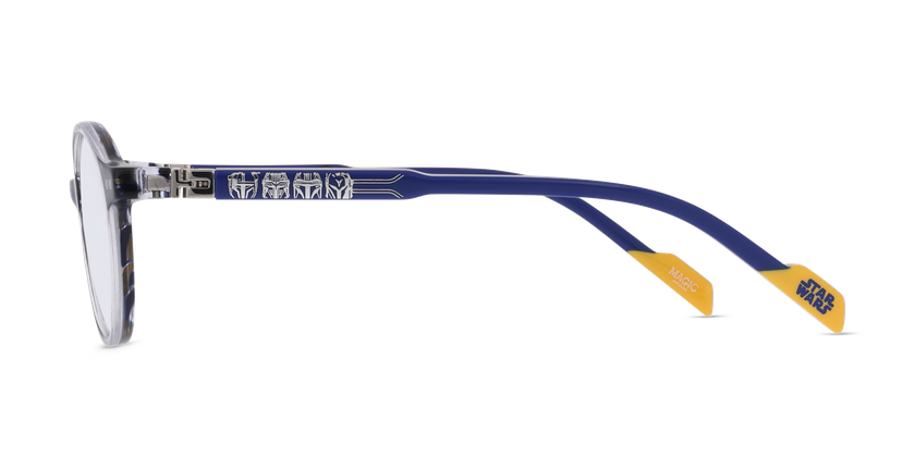 Lunettes de vue enfant 2 gris - Vue de face