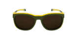 LUNETTES DE SOLEIL Skyline vert/jaune - Vue de face