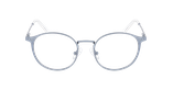 Lunettes de vue femme ANGELIQUE bleu - Vue de face
