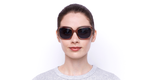 LUNETTES DE SOLEIL femme MARC 574/S rose - Vue de face