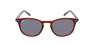 Lunettes de vue FORTY solaire Bordeaux +1.00 rouge