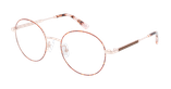 Lunettes de vue femme MAGIC 318 écaille/rouge - Vue de face