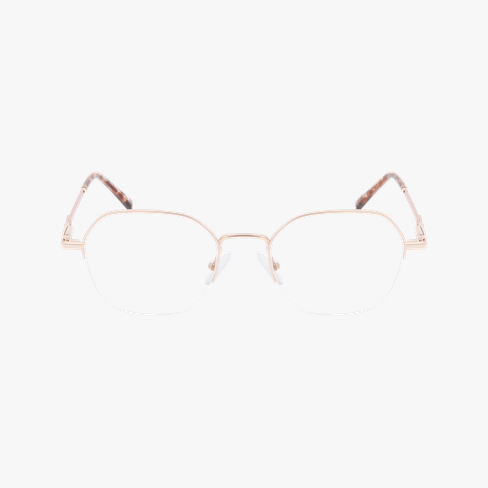 Lunettes de vue femme AMALIA dorée Vue de face