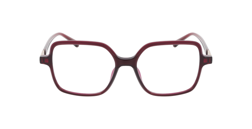 Lunettes de vue femme JOHANA rouge - Vue de face
