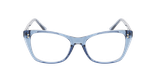 Lunettes de vue femme DEVA bleu - Vue de face