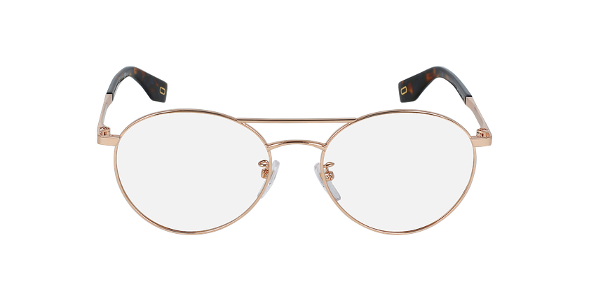 Lunettes de vue femme MARC 332/F dorée/écaille - Vue de face