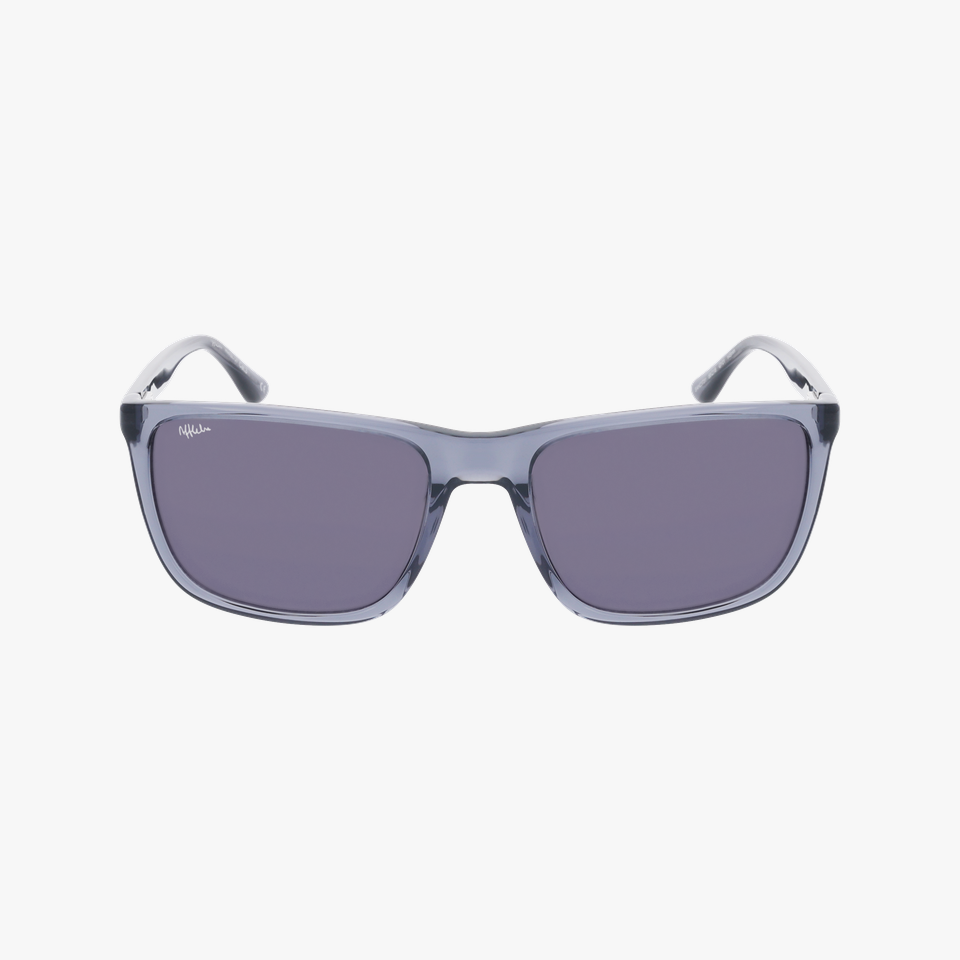 Lunettes de soleil homme ELIOT blanc/gris - Vue de face