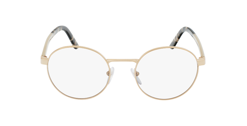 Lunettes de vue femme 0PR 52XV dorée/rose - Vue de face