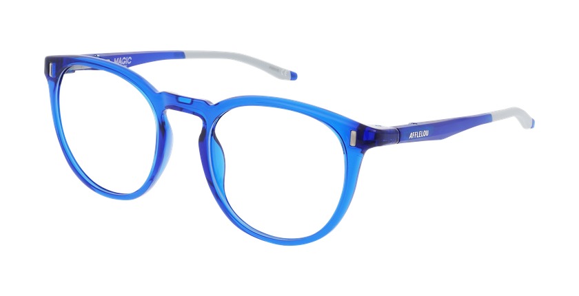 Lunettes de vue homme MAGIC366 bleu - Vue de face