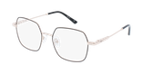 Lunettes de vue femme MAGIC LEA noir/dorée - Vue de face
