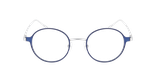 Lunettes de vue homme MAGIC315 bleu/argenté - Vue de face