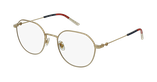 Lunettes de vue femme GG0684O dorée/dorée - Vue de 3/4