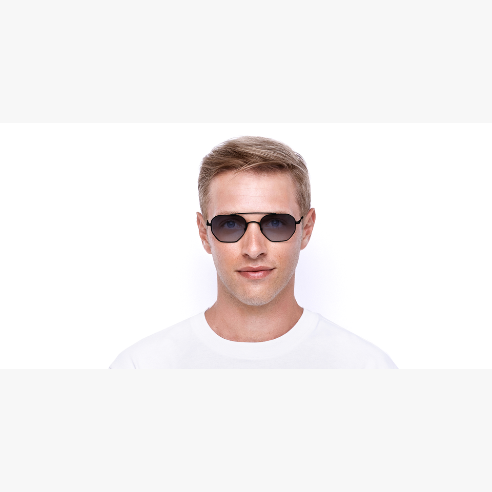 Lunettes de soleil CERVIN noir - Vue de face