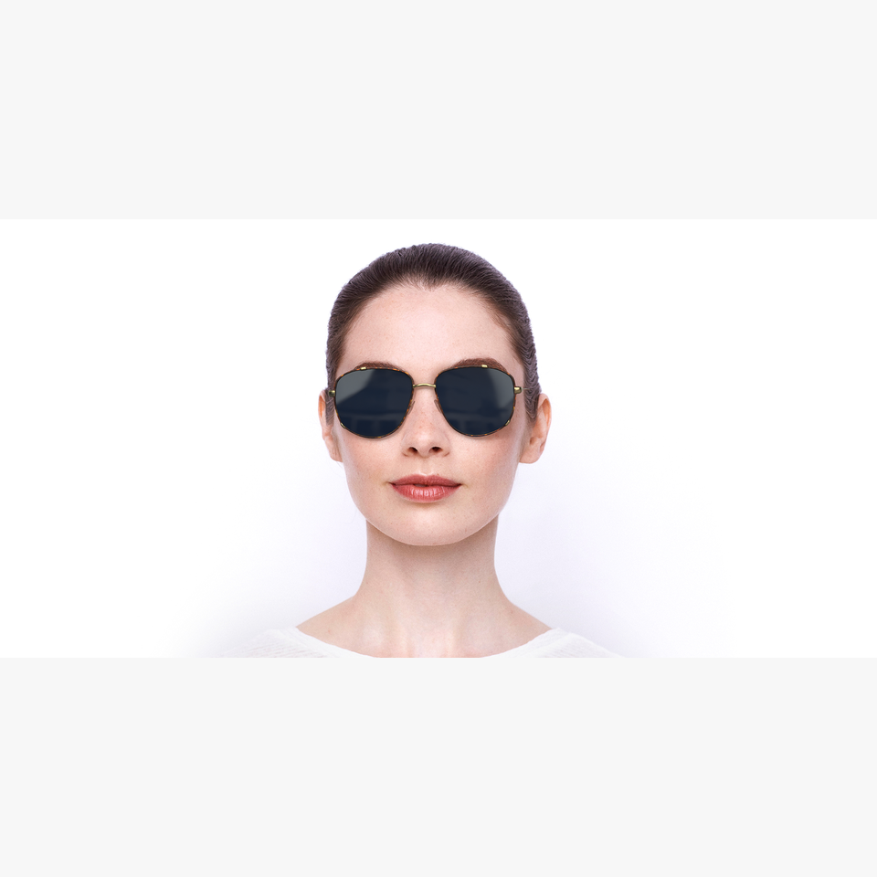 Lunettes de soleil femme DIORMONSIEUR3 écaille/argenté - Vue de face