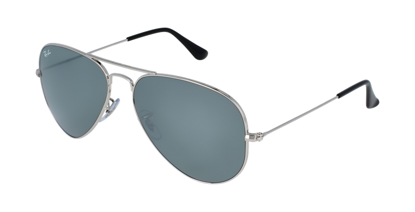 LUNETTES DE SOLEIL AVIATOR L gris - vue de 3/4