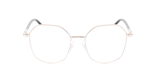 Lunettes de vue femme MAGIC 320 dorée/noir - Vue de face
