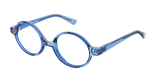 Lunettes de vue enfant RZERO19 bleu cristal/noir - Vue de face