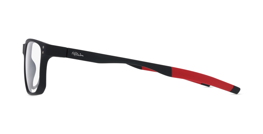 Lunettes de vue homme MAGIC269 noir/rouge - Vue de face