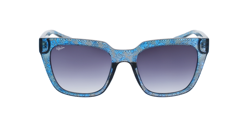 LUNETTES DE SOLEIL femme DEYA bleu - Vue de face